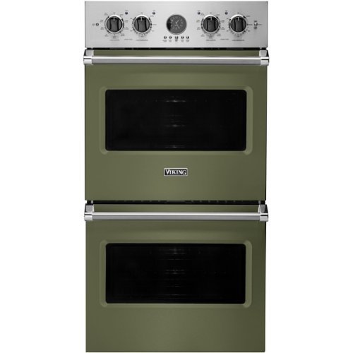 Viking - Professional 5 Series 27" Built-In Double Electric Convection Wall Oven - Cypress Green