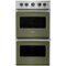 Viking - Professional 5 Series 27" Built-In Double Electric Convection Wall Oven - Cypress Green-Front_Standard