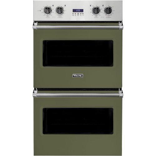 Viking - Professional 5 Series 30" Built-In Double Electric Convection Wall Oven - Cypress green