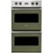 Viking - Professional 5 Series 30" Built-In Double Electric Convection Wall Oven - Cypress Green-Front_Standard