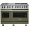 Viking - VGR Freestanding 7-Series Gas 48"W Range - Cypress Green-Front_Standard