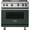 Viking - Professional 5 Series 5.1 Cu. Ft. Freestanding Gas Convection Range - Blackforest Green-Front_Standard