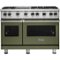 Viking - Professional 5 Series 6.1 Cu. Ft. Freestanding Double Oven LP Gas Convection Range - Blackforest Green-Front_Standard