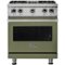 Viking - Professional 5 Series 4.0 Cu. Ft. Freestanding Gas Convection Range - Cypress Green-Front_Standard