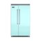 Viking - Professional 5 Series Quiet Cool 29.1 Cu. Ft. Side-by-Side Built-In Refrigerator - Bywater Blue-Front_Standard
