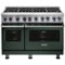 Viking - VGR Freestanding 7-Series Gas 48"W Range - Blackforest Green-Front_Standard