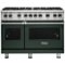 Viking - Professional 5 Series Freestanding Double Oven Gas Convection Range - Blackforest Green-Front_Standard