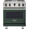Viking - Professional 5 Series 4.0 Cu. Ft. Freestanding Gas Convection Range - Blackforest Green-Front_Standard