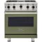Viking - Professional 5 Series 4.0 Cu. Ft. Freestanding LP Gas Convection Range - Cypress Green-Front_Standard