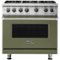 Viking - Professional 5 Series 5.1 Cu. Ft. Freestanding Gas Convection Range - Cypress Green-Front_Standard