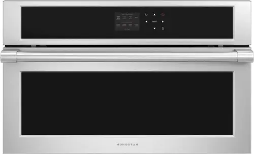 Front. Monogram - Statement Collection 30" Built-In Single Electric Convection Steam Wall Oven - Stainless Steel.