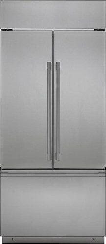 Monogram - 20.8 Cu. Ft. French Door Built-In Refrigerator with Water Filtration - Stainless steel