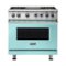 Viking - VGR Freestanding 7-Series Gas 36"W Range - Bywater Blue-Front_Standard