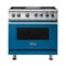 Viking - VGR Freestanding 7-Series Gas 36"W Range - Alluvial Blue-Front_Standard