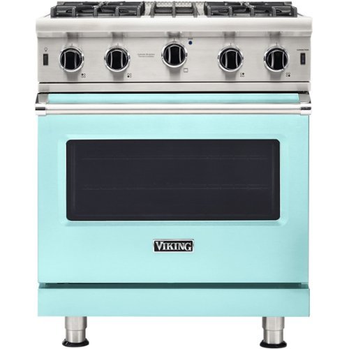 Viking - Professional 5 Series 4.0 Cu. Ft. Freestanding Gas Convection Range - Bywater blue
