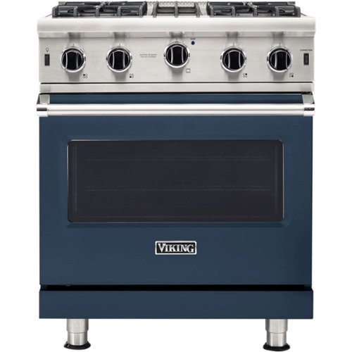 Viking - Professional 5 Series 4.0 Cu. Ft. Freestanding LP Gas Convection Range - Slate blue