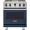 Viking - Professional 5 Series 4.0 Cu. Ft. Freestanding LP Gas Convection Range - Slate Blue-Front_Standard