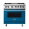 Viking - VGR Freestanding 7-Series Gas 36"W Range - Alluvial Blue-Front_Standard