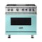 Viking - VGR Freestanding 7-Series Gas 36"W Range - Bywater Blue-Front_Standard
