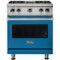 Viking - Professional 5 Series 4.0 Cu. Ft. Freestanding LP Gas Convection Range - Alluvial Blue-Front_Standard