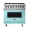 Viking - VGR Freestanding 7-Series Gas 36"W Range - Bywater Blue-Front_Standard