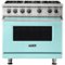 Viking - Professional 5 Series 5.1 Cu. Ft. Freestanding Gas Convection Range - Bywater Blue-Front_Standard
