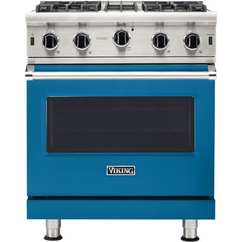 Viking - Professional 5 Series 4.0 Cu. Ft. Freestanding Gas Convection Range - Alluvial blue