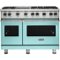 Viking - Professional 5 Series Freestanding Double Oven Gas Convection Range - Bywater Blue-Front_Standard