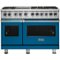 Viking - VGR Freestanding 7-Series Gas 48"W Range - Alluvial Blue-Front_Standard