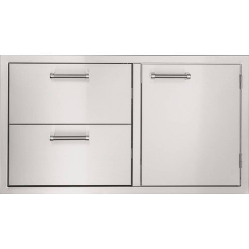 Viking - 36" Double Drawer and Access Door Combo - Stainless Steel