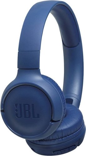 JBL - TUNE 500BT Wireless On-Ear Headphones - Blue