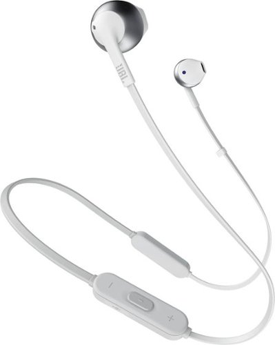 JBL - TUNE 205BT Wireless In-Ear Headphones - Silver-Angle_Standard 