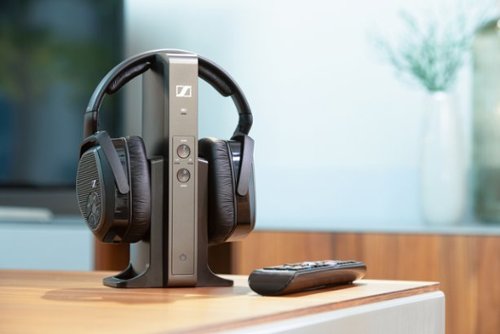 Sennheiser RS 175 RF Wireless Headphone System for TV Listening with Bass Boost and Surround Sound Modes - Black BUY ONLINE