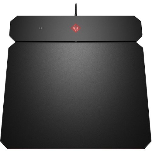 HP OMEN - Outpost Mouse Pad with Qi Wireless Charging - Black
