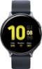 Samsung - Geek Squad Certified Refurbished Galaxy Watch Active2 Smartwatch 44mm Aluminum - Aqua Black-Front_Standard 