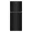Front. Whirlpool - 11.6 Cu. Ft. Top-Freezer Counter-Depth Refrigerator - Black.