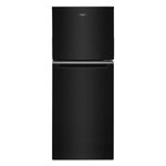 Whirlpool - 11.6 Cu. Ft. Top-Freezer Counter-Depth Refrigerator - Black - Front_Standard