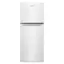 Front. Whirlpool - 11.6 Cu. Ft. Top-Freezer Counter-Depth Refrigerator - White.