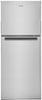 Whirlpool - 11.6 Cu. Ft. Top-Freezer Counter-Depth Refrigerator - Stainless Steel-Front_Standard 