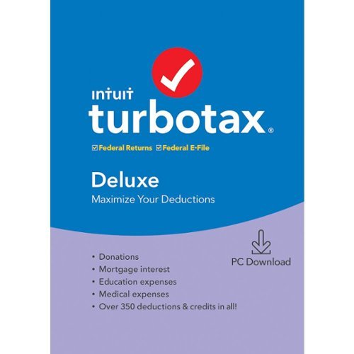 TurboTax - Deluxe Federal 2019 [Digital]-Front_Standard 