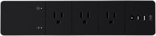 Eve  Energy Strip - Smart Triple Outlet & Power Meter with Apple HomeKit technology - Black/Silver WORLDWIDE DELIVERY