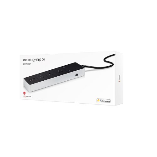Eve  Energy Strip - Smart Triple Outlet & Power Meter with Apple HomeKit technology - Black/Silver WHERE TO BUY