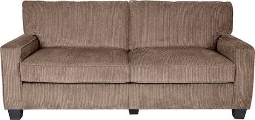 Serta - RTA Palisades 3-Seat Fabric Sofa - Kingston Beige