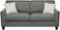 Serta - Astoria 3-Seat Fabric Sofa - Concord Dark Gray-Front_Standard