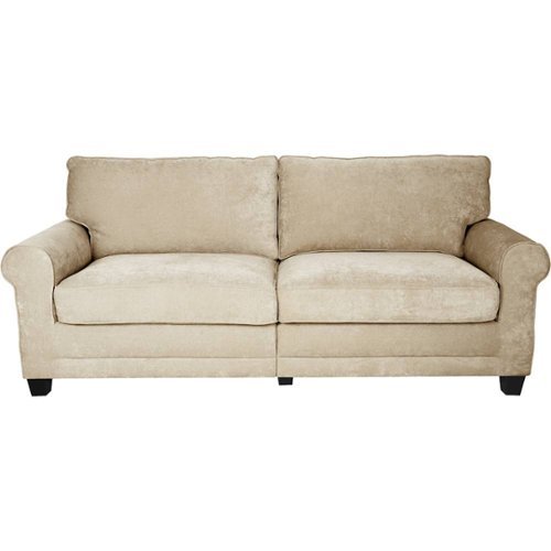 Serta - RTA Copenhagen 3-Seat Fabric Sofa - Newport Tan