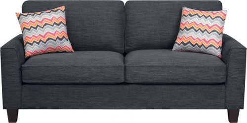 Serta - Astoria 3-Seat Fabric Sofa - Charcoal