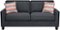 Serta - Astoria 3-Seat Fabric Sofa - Charcoal-Front_Standard