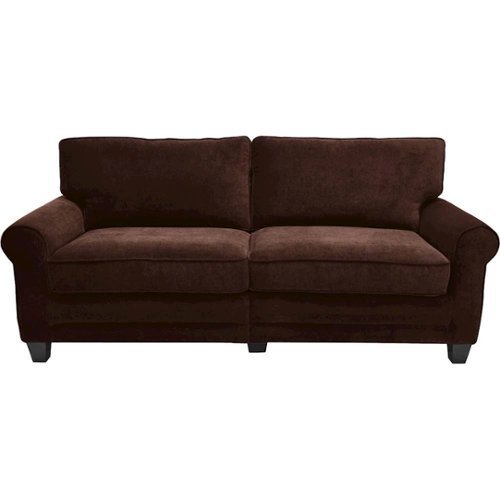 Serta - RTA Copenhagen 3-Seat Fabric Sofa - Newport Brown
