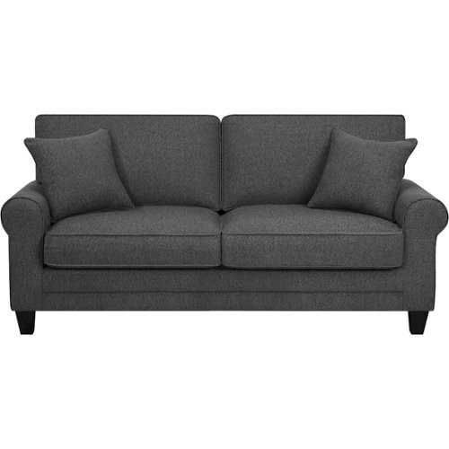 Serta - Copenhagen G2 3-Seat Fabric Sofa - Gray