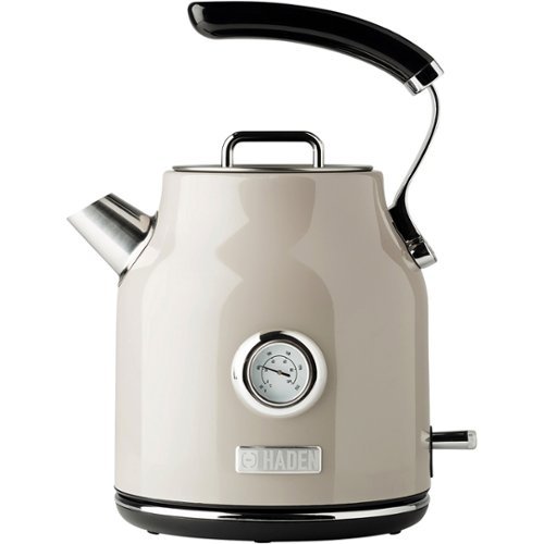 Haden - Dorset 1.7L  Electric Kettle  Stainless Steel with Auto Shut -Off - Putty